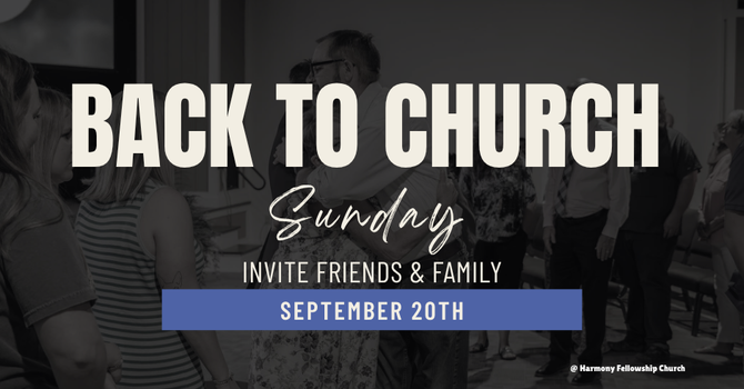 Back to Church Sunday