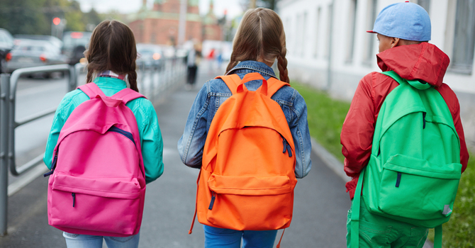Blessing of the Backpacks