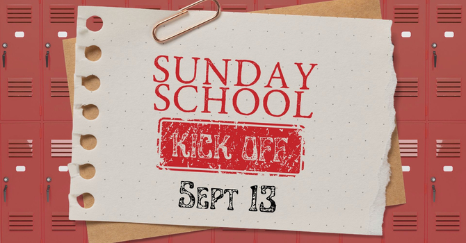 Sunday School Kick-Off  image