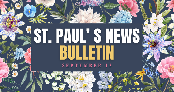 September 13 News Bulletin