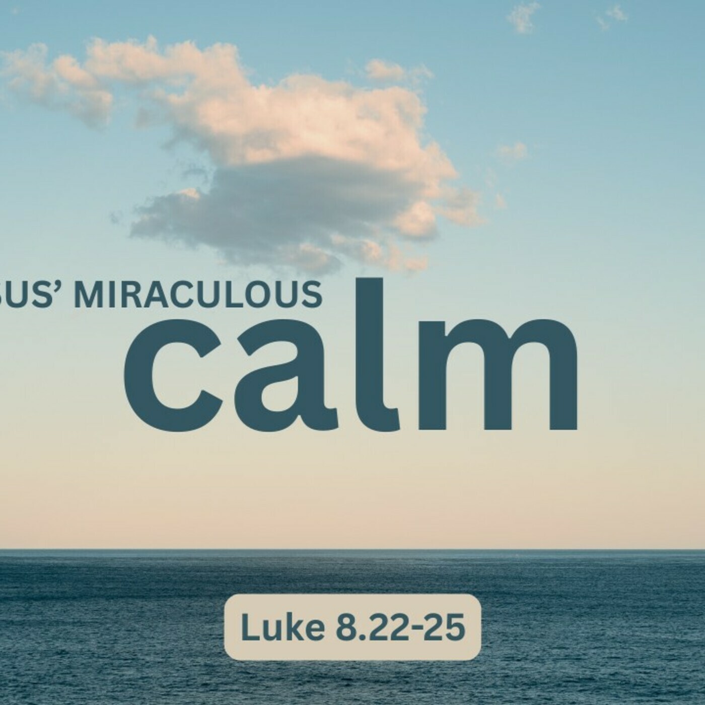 Jesus' Miraculous Calm episode artwork