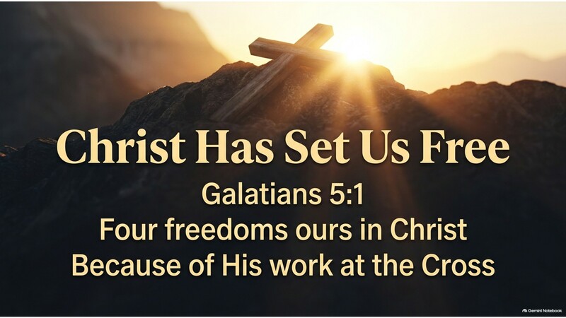 Christ Has Set Us Free
