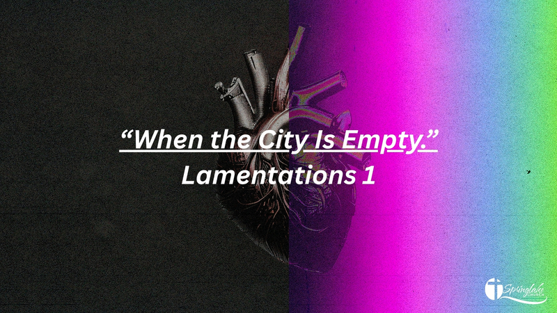 When the City is Empty.