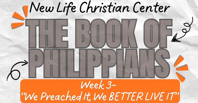 We Preached It, We BETTER LIVE IT