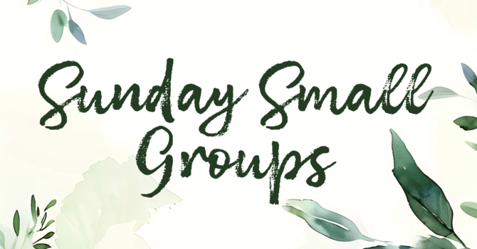 Small Group Sunday