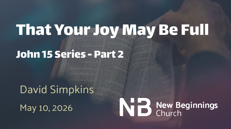 That Your Joy May Be Full