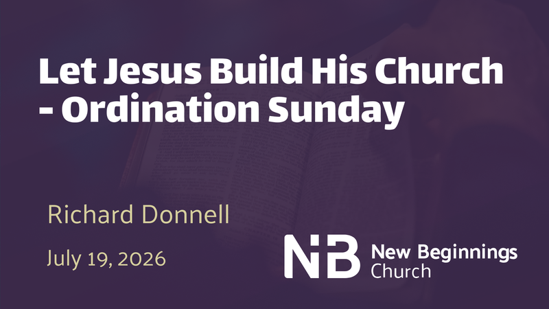Let Jesus Build His Church