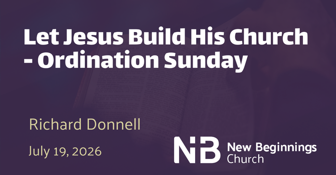 Let Jesus Build His Church