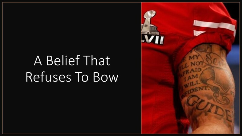  A Belief That Refuses To Bow.