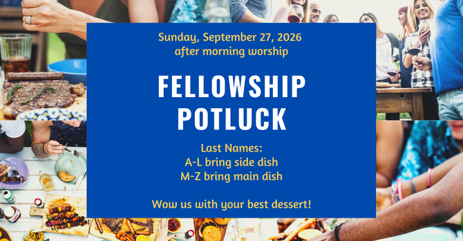 Fellowship Potluck Lunch
