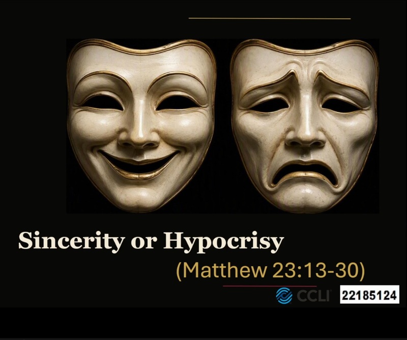 Sincerity or Hypocrisy