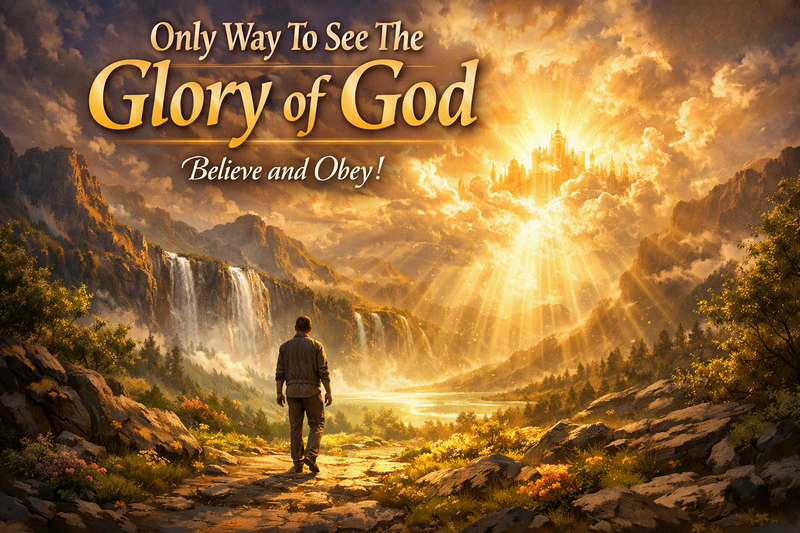 Only Way To See The Glory Of God