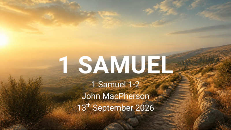 1 Samuel 1-2