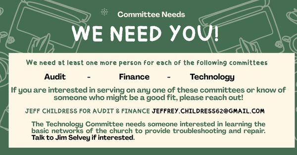 Join A Committee! 