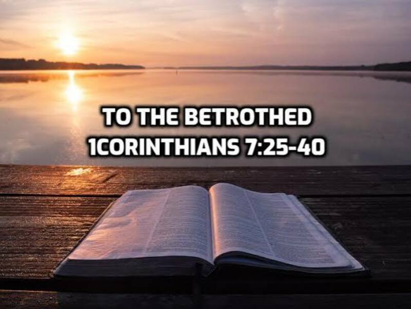 1 Corinthians 7:25-40