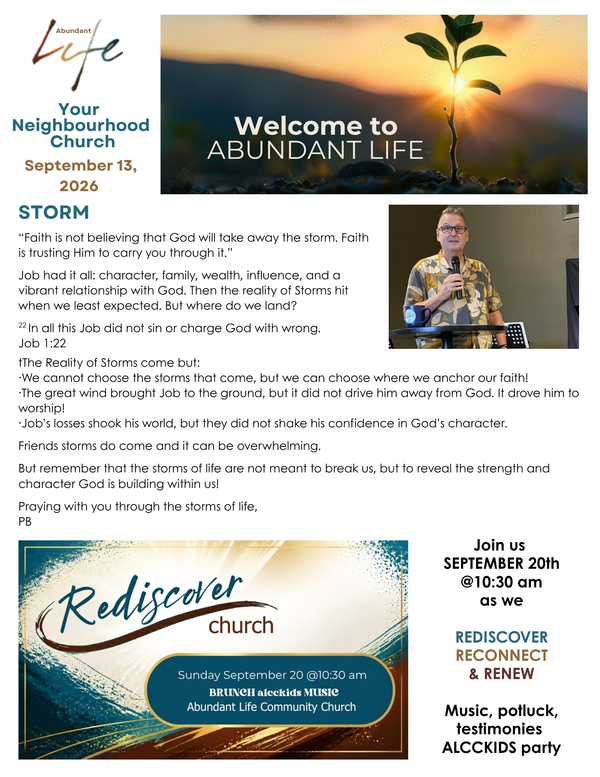 connecting our lives to His