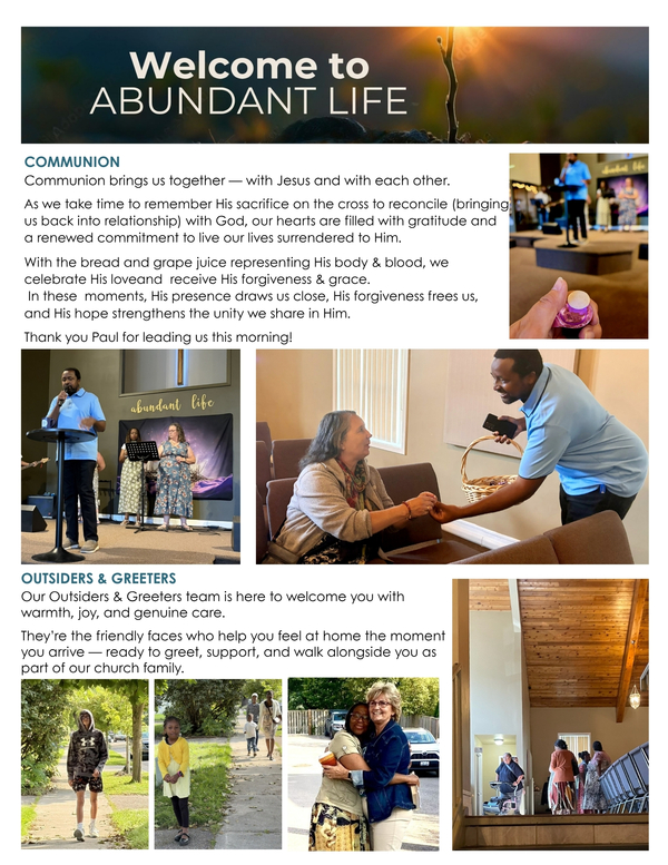 connecting others to a life that matters