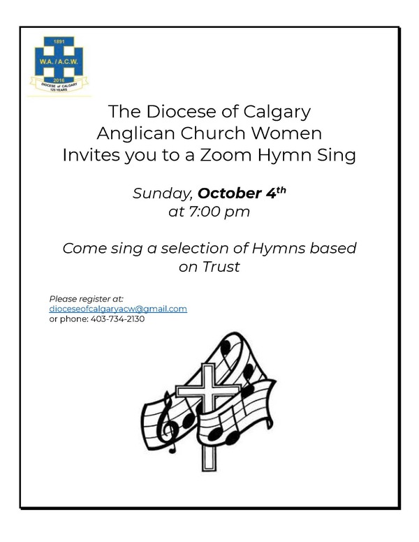 ACW October Hymn Sing