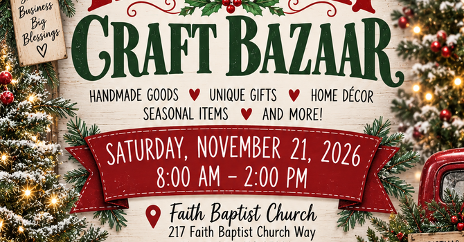 Holiday Craft Bazaar