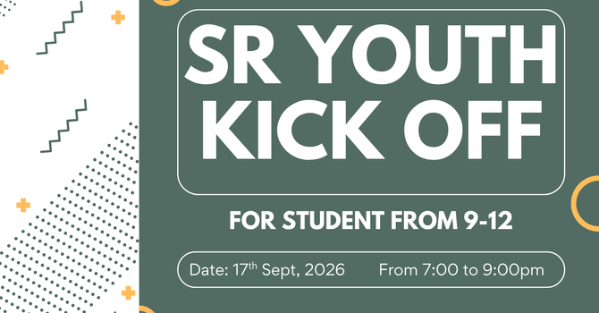 Sr Youth Kick Off