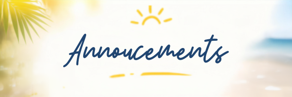 Announcements