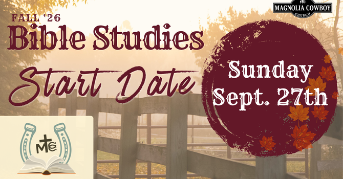 Fall Bible Studies