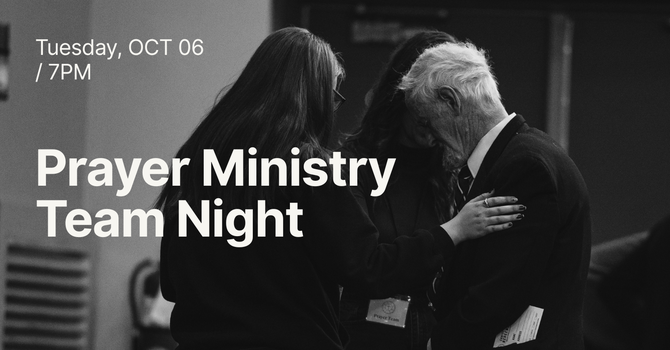 Prayer Ministry Team Night
