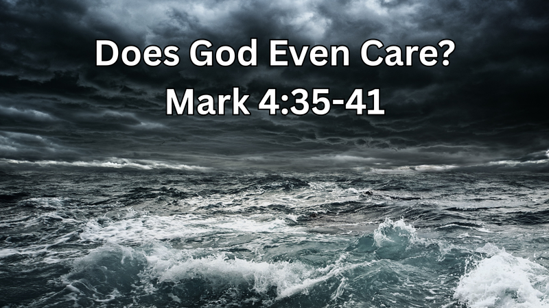 Does God Even Care?