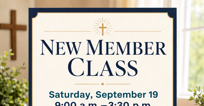 New Member Class image