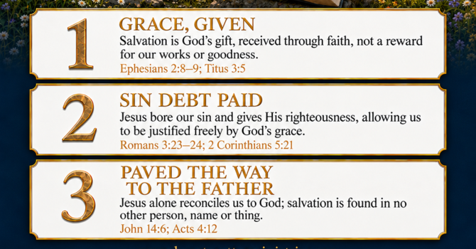 Corporate Prayer: Thank God For Salvation