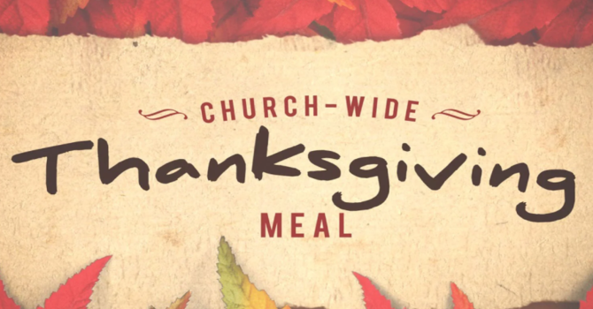 Thanksgiving Fellowship Meal