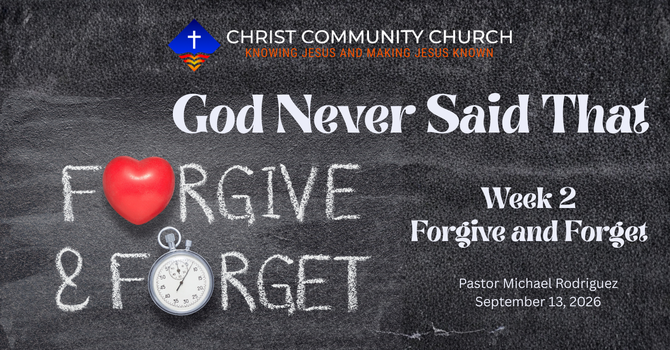Forgive and Forget
