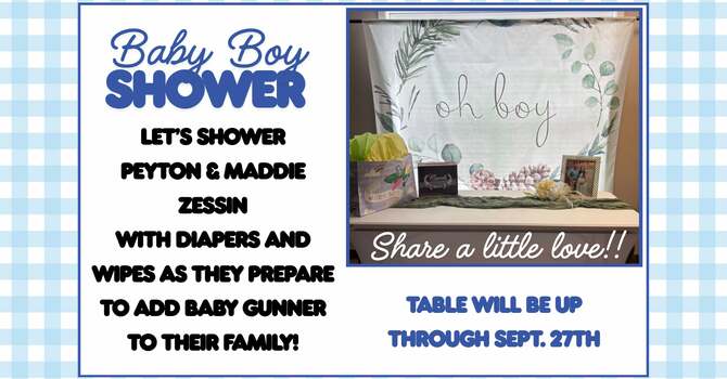 Baby Shower Table for Baby Zessin