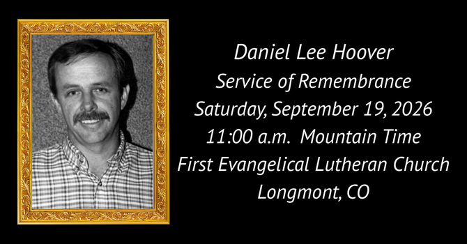 Daniel Lee Hoover Funeral Service