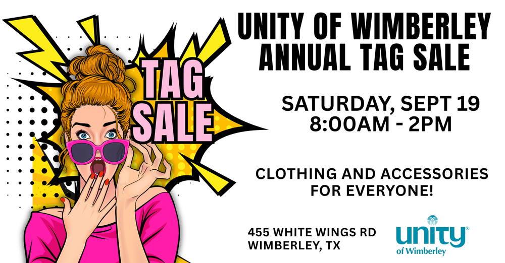 Unity of Wimberley Tag Sale