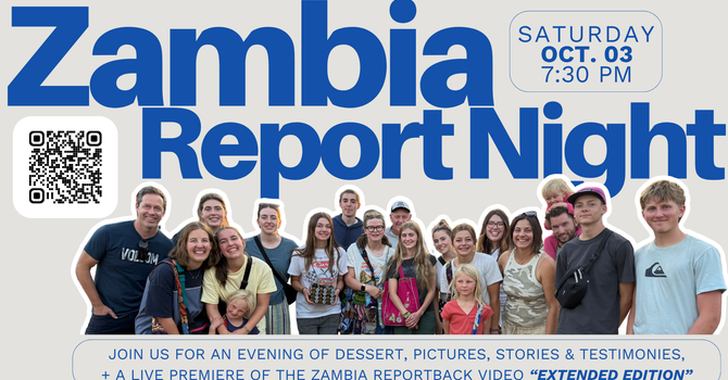 Zambia Report Dessert Night