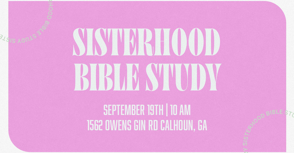 Sisterhood Bible Study