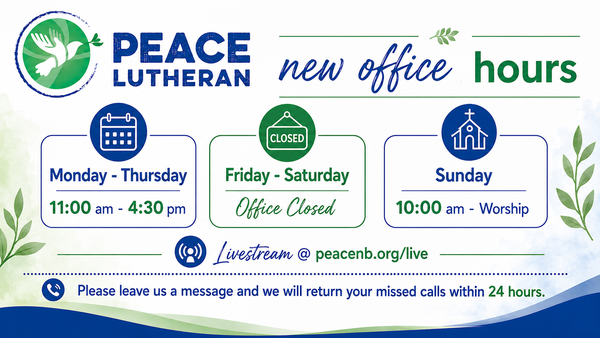 New Office Hours