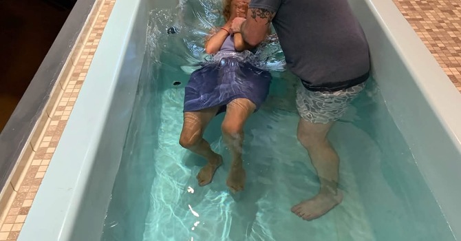 Hannah & Holly's Baptism image