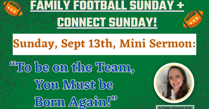 To Be on The Team, You Must Be Born Again