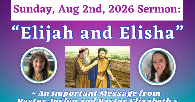 Elijah and Elisha
