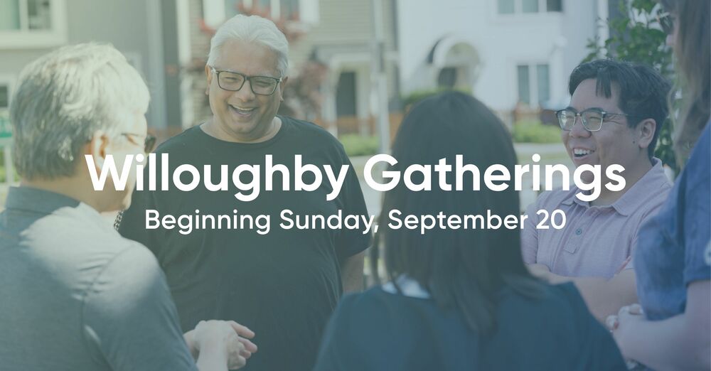 Willoughby Sunday Gatherings Launch