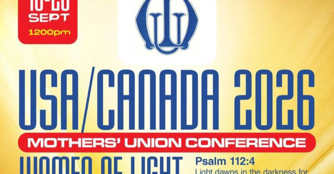 Mothers' Union Conference this Weekend