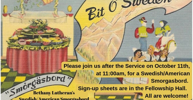 Founder's Day and Swedish Smorgasbord