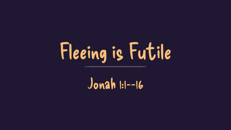 Fleeing is Futile