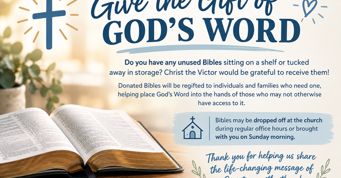 Give the Gift of God’s Word image