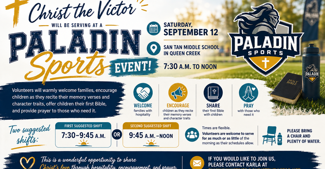 Volunteer with CTV at Paladin Sports image
