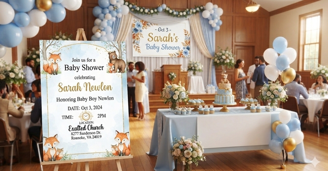 Baby Shower for Sarah Newlon