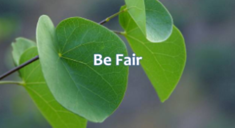 Be Fair