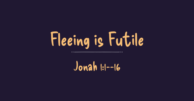 Fleeing is Futile